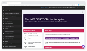 City Winery Production Site Homepage