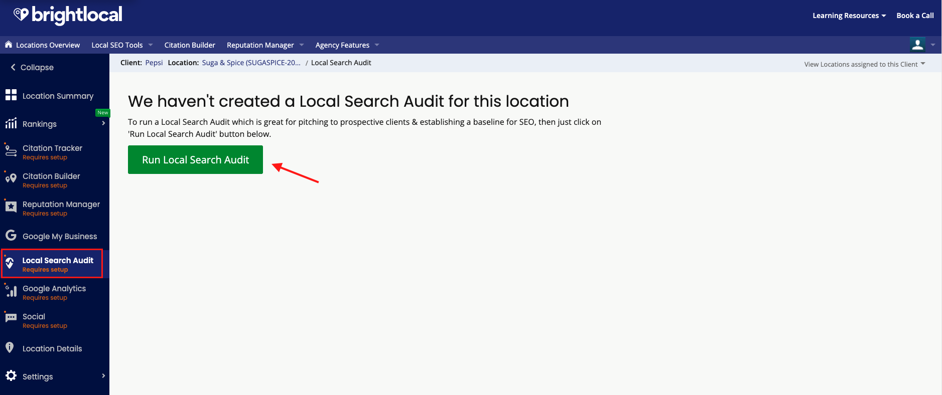 Local Search Audit Step 3