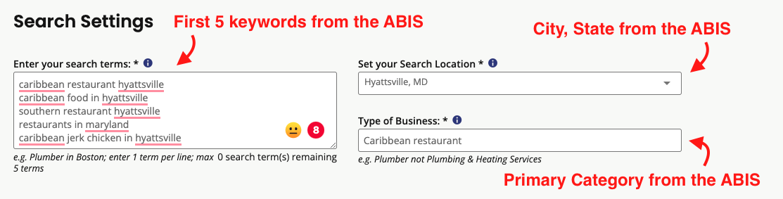 Local Search Audit Step 7